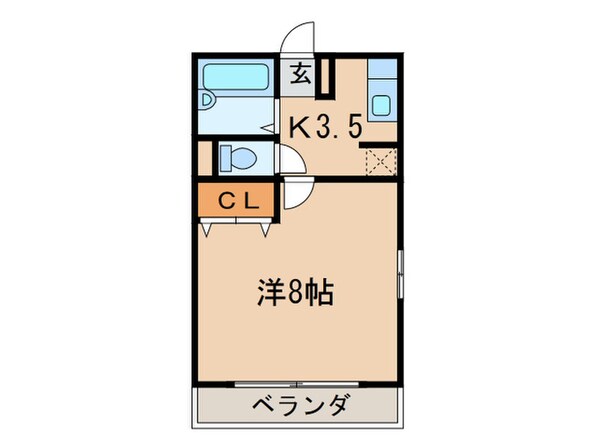 アネックス平和ヶ丘Ⅰの物件間取画像